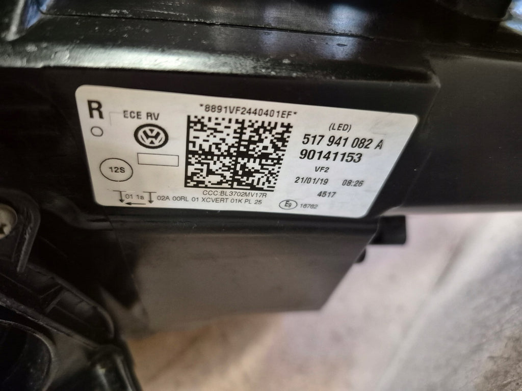 Frontscheinwerfer VW Sportsvan 517941082A LED Rechts Scheinwerfer Headlight