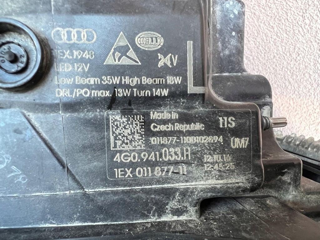Frontscheinwerfer Audi A6 C7 4G0941033 LED Links Scheinwerfer Headlight