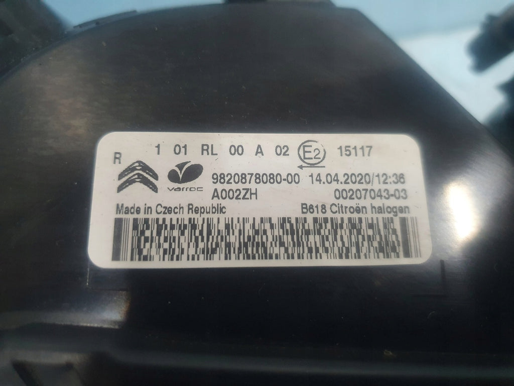 Frontscheinwerfer Citroën C3 III 9820877980 9820878080 Rechts oder Links