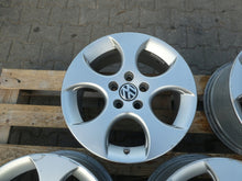 Laden Sie das Bild in den Galerie-Viewer, 4x Alufelge 17 Zoll 7.5" 5x112 51ET Glanz Silber 1K0601025AC VW Rim Wheel FEL7301231187hn
