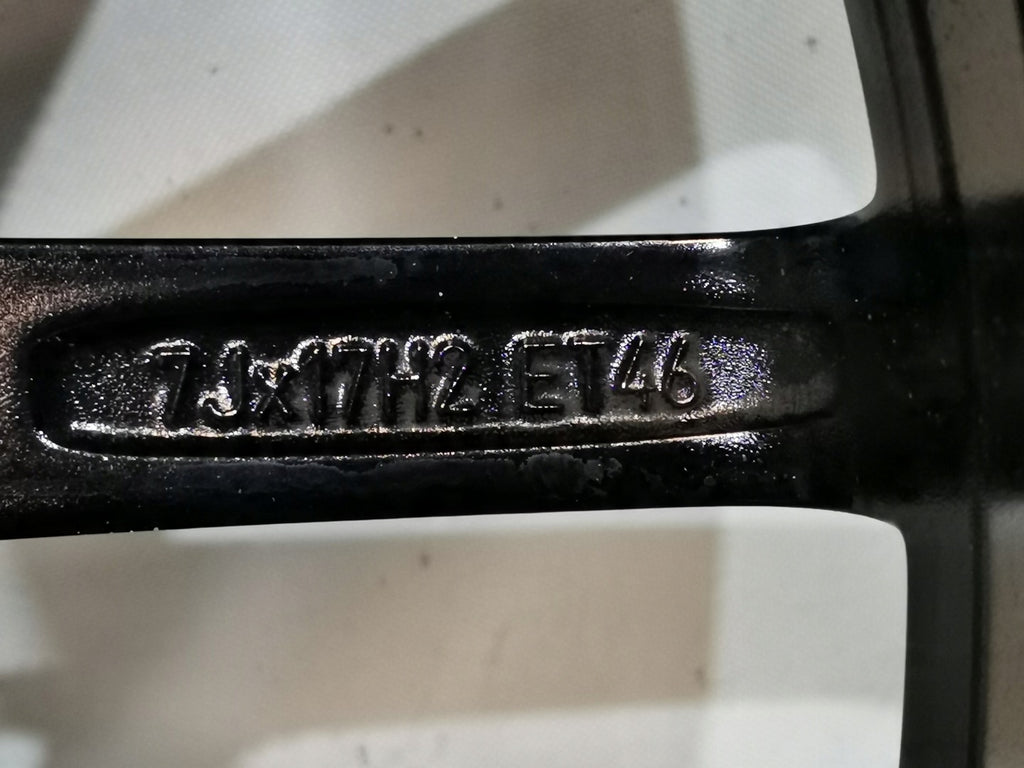 1x Alufelge 17 Zoll 7.0" 5x100 46ET 5JA601025AJ Skoda Fabia Iii Rim Wheel