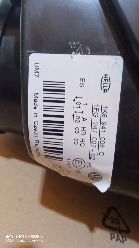 Frontscheinwerfer VW Golf V 1K6941006C Rechts Scheinwerfer Headlight SCH1330036177gm