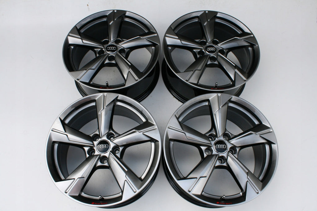 4x Alufelge 18 Zoll 8.0" 5x112 39ET Glanz 4K0601025 Audi Rim Wheel
