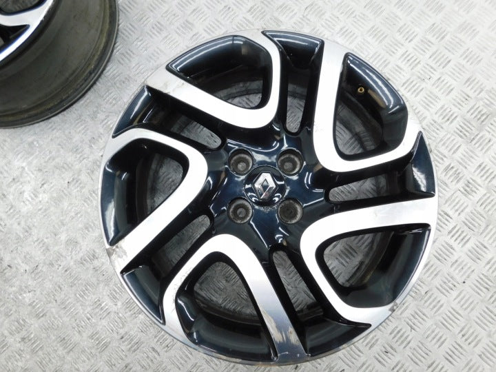 4x Alufelge 17 Zoll 6.5" 4x100 40ET Glanz 403005727R Renault Clio IV Captur I FEL1183589189rn