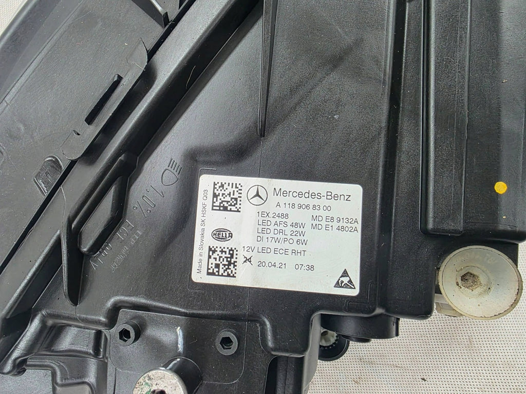Frontscheinwerfer Mercedes-Benz Cla A1189068300 Links Scheinwerfer Headlight SCH5226897312kn