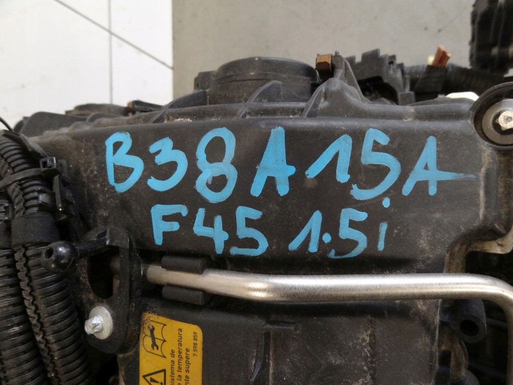Motor BMW 2 Tourer F45 Gran B38A15A 1.5 88TKm 2015 Benzin Engine Komplett