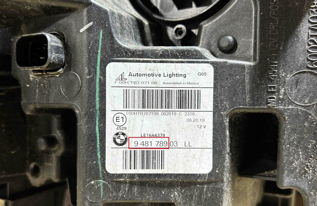 Frontscheinwerfer BMW G05 G06 9481789-03 Laser Ein Stück (Rechts oder Links) SCH6566996227si