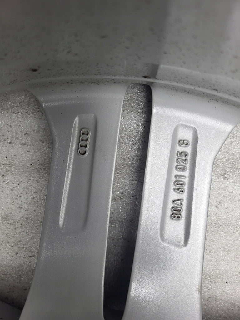 1x Alufelge 19 Zoll 8.0" 5x112 39ET Glanz Silber 80A601025G Audi Q5 Rim Wheel FEL1850651856bt