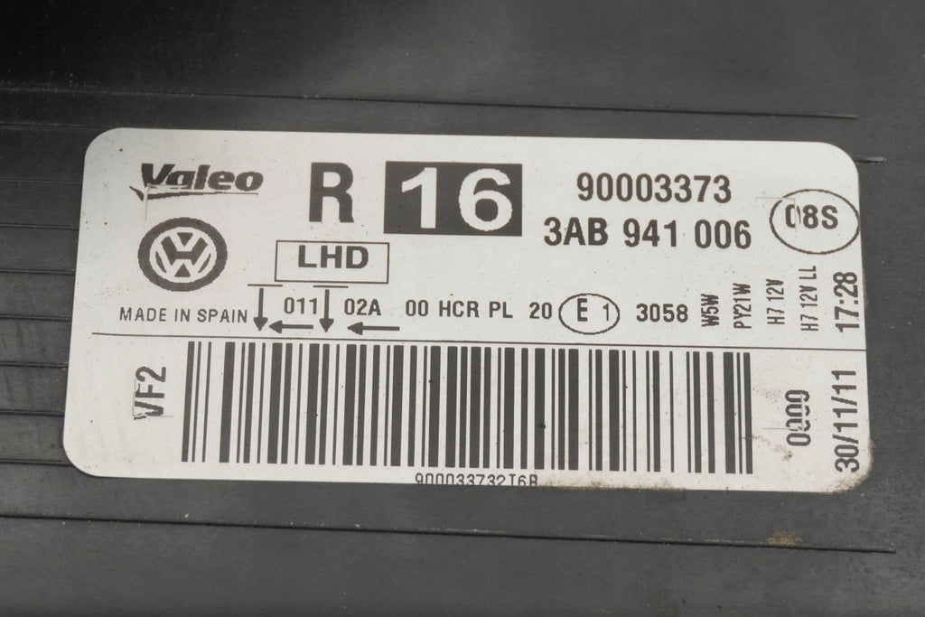 Frontscheinwerfer VW Passat B7 3AB941006 90003373 Rechts Scheinwerfer Headlight SCH2087264835ij