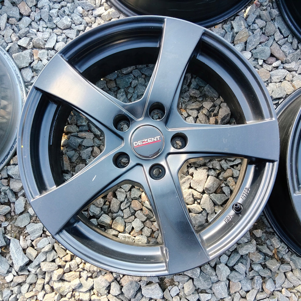 4x Alufelge 17 Zoll 7.0" 5x114.3 48ET Schwarz KBA47783 Mazda I Z 4 Rim Wheel FEL6117997473ph