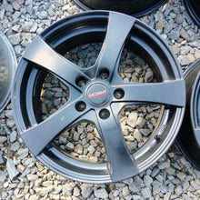 Laden Sie das Bild in den Galerie-Viewer, 4x Alufelge 17 Zoll 7.0" 5x114.3 48ET Schwarz KBA47783 Mazda I Z 4 Rim Wheel FEL6117997473ph