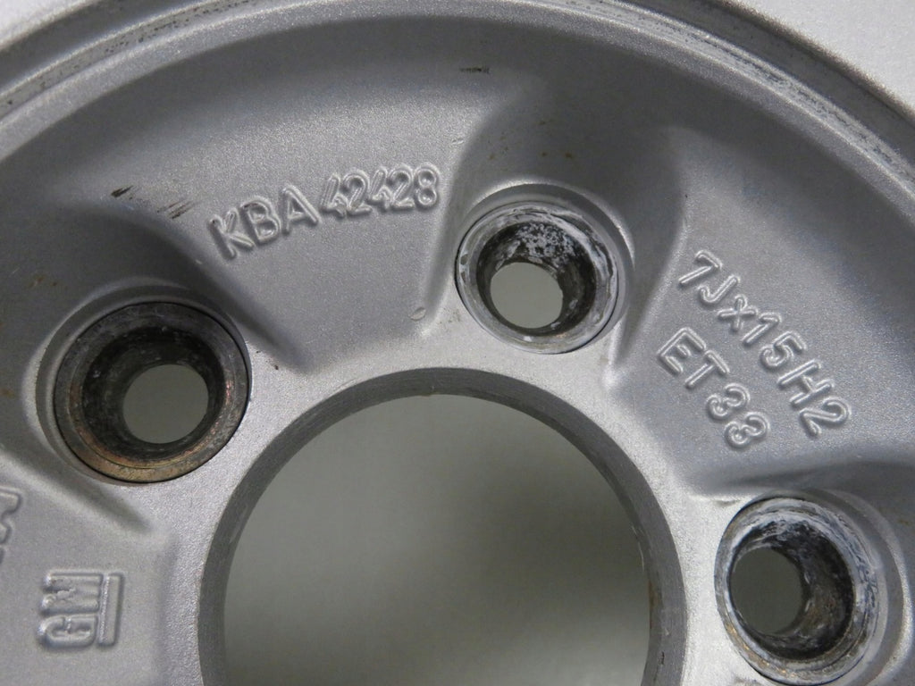 4x Alufelge 15 Zoll 7.0" 5x110 33ET Glanz Silber KBA42428 Opel Vectra Rim Wheel FEL7226772346am