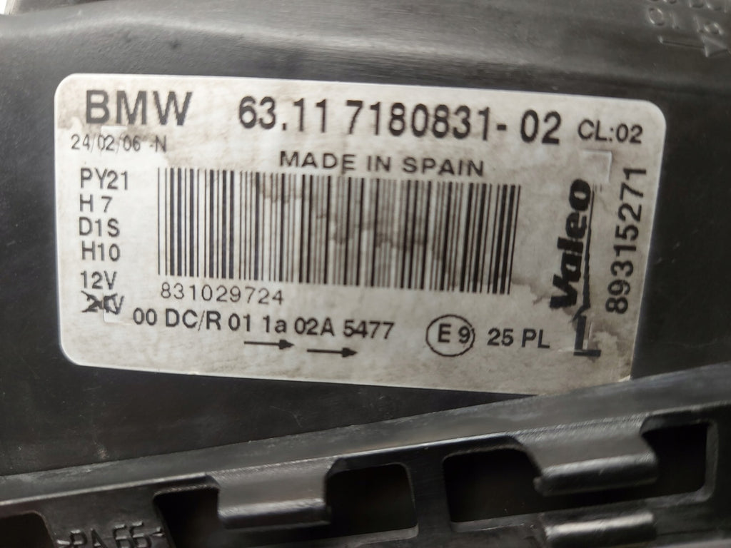 Frontscheinwerfer BMW 1 E87 6311-7180831-02 Xenon Links Scheinwerfer Headlight