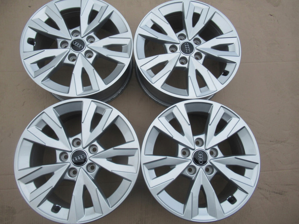 4x Alufelge 16 Zoll 6.5" 5x112 43ET Glanz Silber 8Y0071496 Audi Rim Wheel FEL9413518887ko