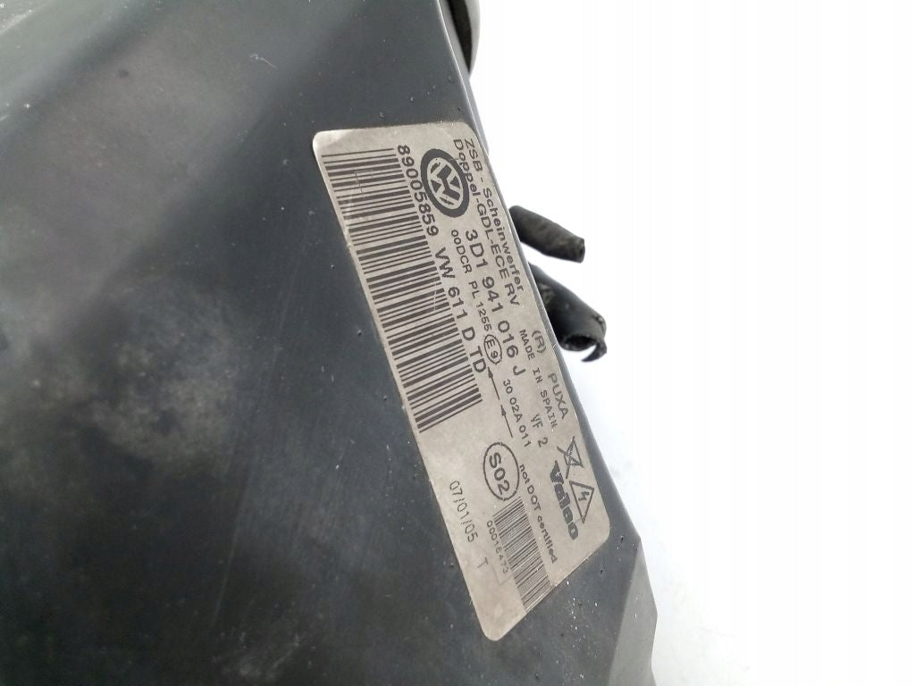 Frontscheinwerfer VW Phaeton 3D1941016J Rechts Scheinwerfer Headlight SCH1726904001tc