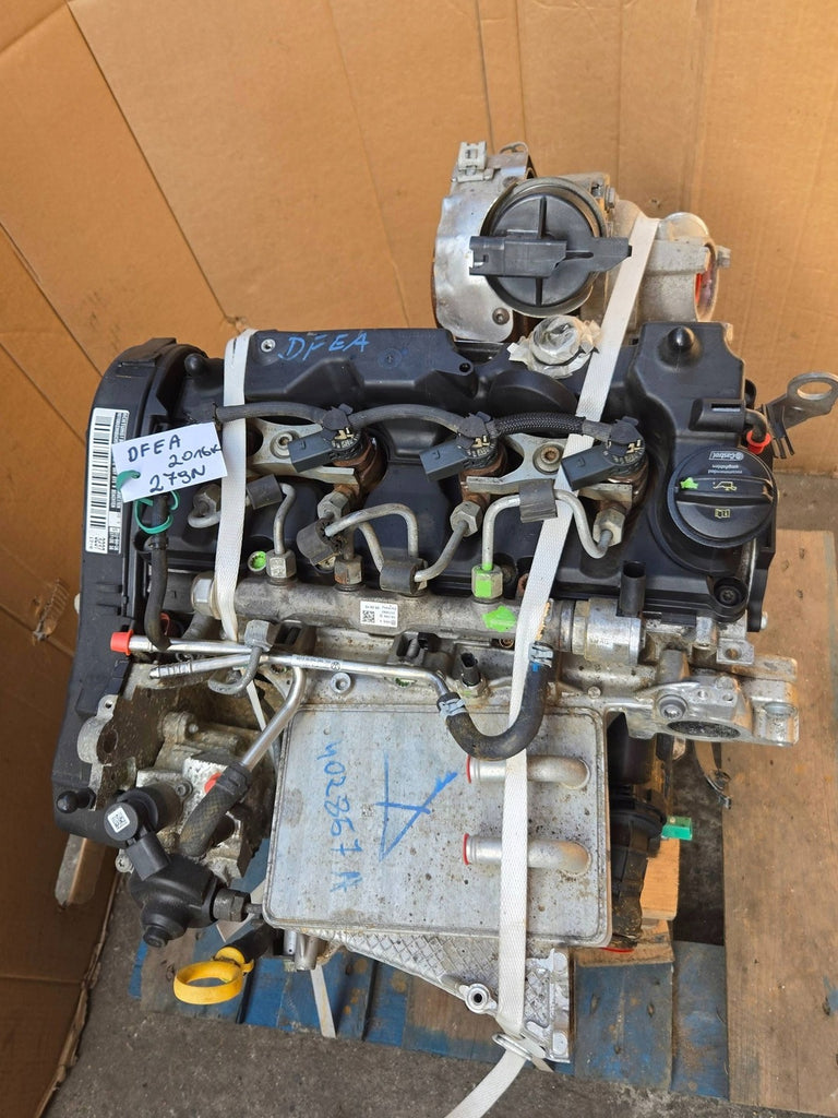 Motor Seat Skoda VW DFEA 2.0 TDI 150PS 110kW 103TKm 2016 Diesel Engine Komplett