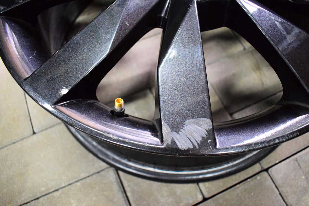 1x Alufelge 17 Zoll 6.0" 5x112 48ET Glanz Graphit 5E0601025N Skoda Octavia Iii