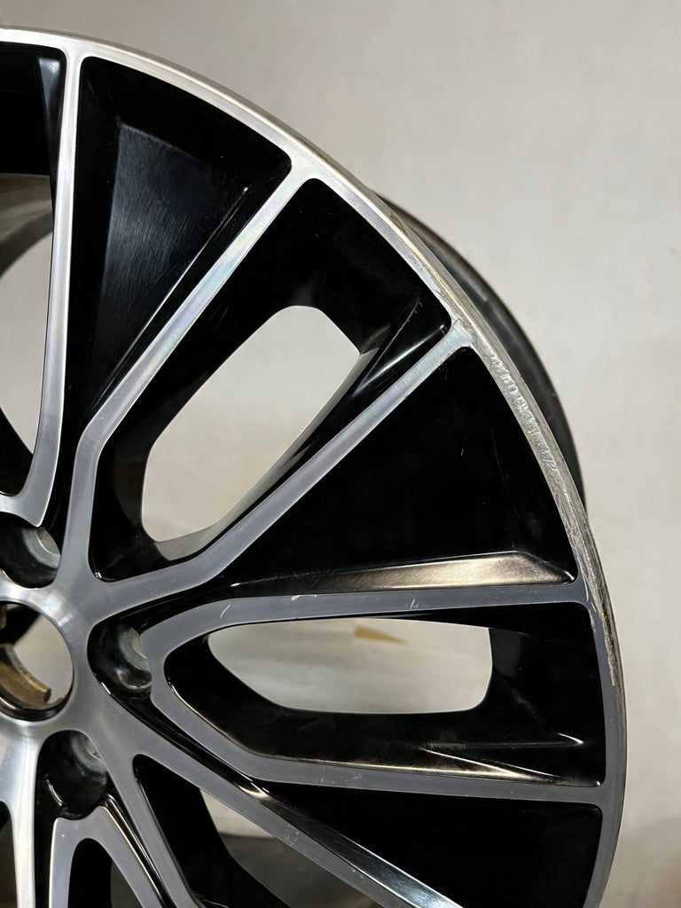 1x Alufelge 18 Zoll 7.5" 5x108 46ET Glanz Schwarz KX7M-1007-EA Jaguar Xe Xf