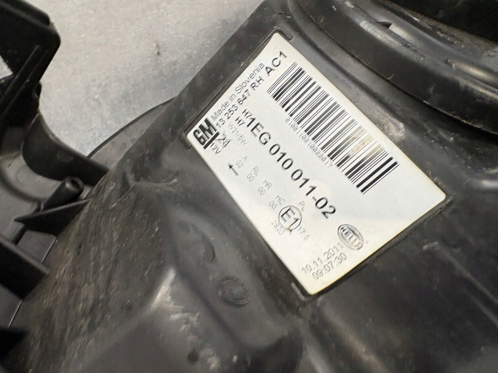 Frontscheinwerfer Opel Astra J 1EG01001102 Rechts Scheinwerfer Headlight SCH2650845908ow
