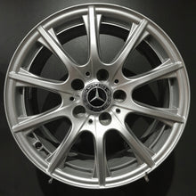 Laden Sie das Bild in den Galerie-Viewer, 4x Alufelge 16 Zoll 6.5" 5x112 38ET Glanz Silber A2054012400 Mercedes-Benz W205 FEL9345503988ts