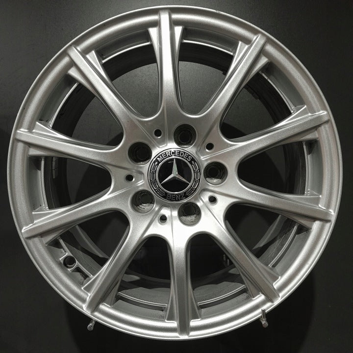 4x Alufelge 16 Zoll 6.5" 5x112 38ET Glanz Silber A2054012400 Mercedes-Benz W205 FEL9345503988ts