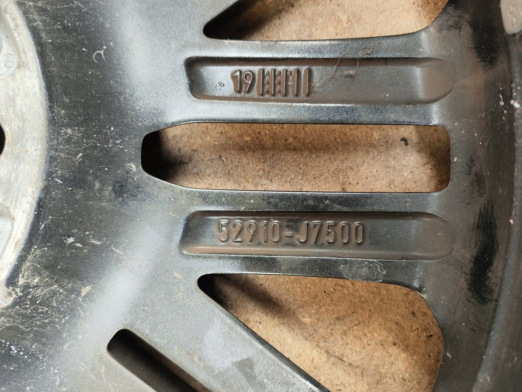 1x Alufelge 18 Zoll 7.5" 5x114 55ET Glanz Graphit 52910-J7500 Kia Proceed Mg