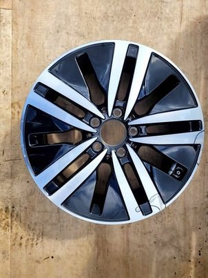 1x Alufelge 17 Zoll 6.5" 5x112 44ET Glanz Schwarz A1774010200 Mercedes-Benz