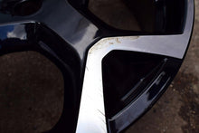 Laden Sie das Bild in den Galerie-Viewer, 1x Alufelge 18 Zoll 7.0&quot; 4x108 35ET Glanz Schwarz 00128-RR Opel Crossland X