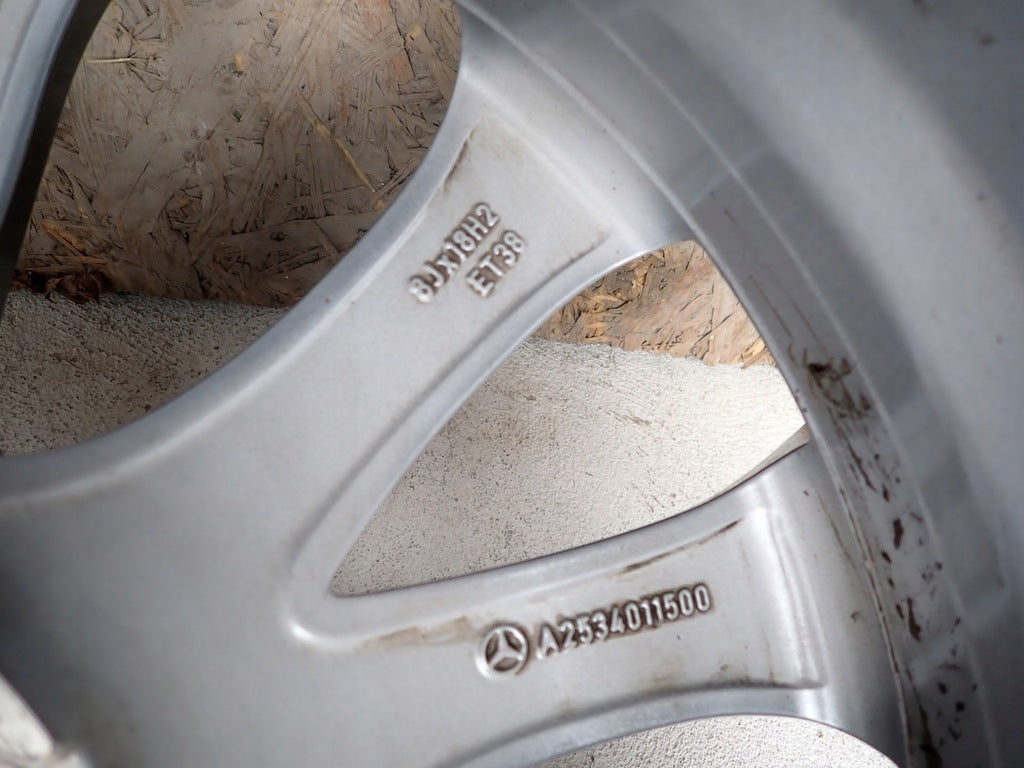 1x Alufelge 18 Zoll 8.0" 5x112 38ET Glanz Graphit A2534011500 Mercedes-Benz Glc FEL8676076953ba
