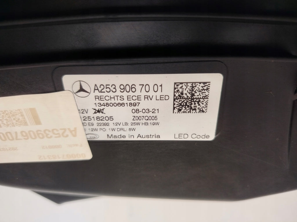 Frontscheinwerfer Mercedes-Benz Glc A2539067001 Full LED Rechts Headlight SCH1576127868ue