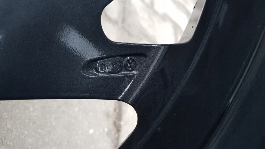 1x Alufelge 15 Zoll 5.5" 4x100 1S0601025BL Vw Rim Wheel FEL7245604159fy