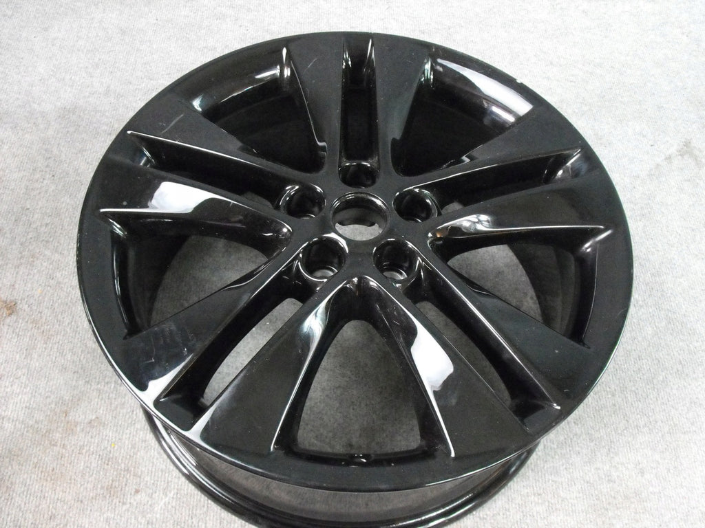 1x Alufelge 18 Zoll 7.5" 5x105 42ET Glanz Schwarz 0P045K4 Opel Astra J Rim Wheel