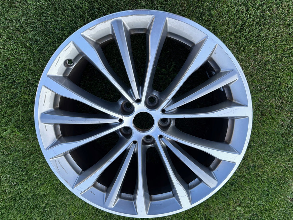 1x Alufelge 19 Zoll 9.0" 5x112 44ET Glanz Silber 6874438 BMW 5 Rim Wheel FEL3691151948ri