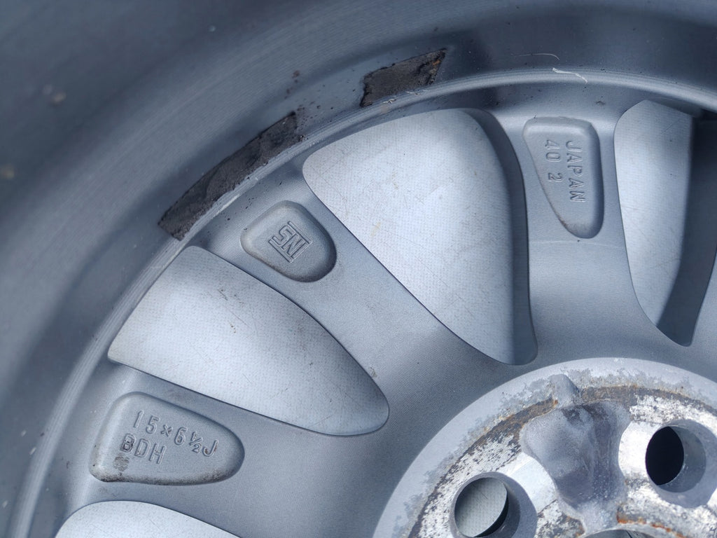 1x Alufelge 15 Zoll 6.5" 5x100 40ET Toyota Prius Rim Wheel