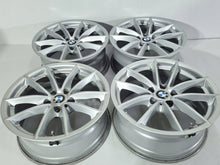 Laden Sie das Bild in den Galerie-Viewer, 4x Alufelge 17 Zoll 7.5" 5x112 27ET Glanz Silber BMW Rim Wheel FEL7337409655ej