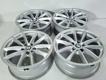 Laden Sie das Bild in den Galerie-Viewer, 4x Alufelge 17 Zoll 7.5" 5x112 27ET Glanz Silber BMW Rim Wheel FEL7337409655ej