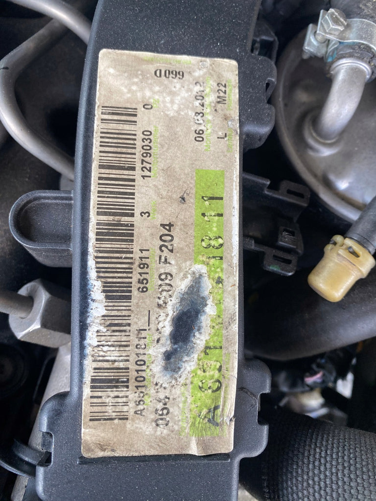 Motor Mercedes-Benz W204 651911 2.2 CDI 164TKm 2012 Diesel Engine Komplett