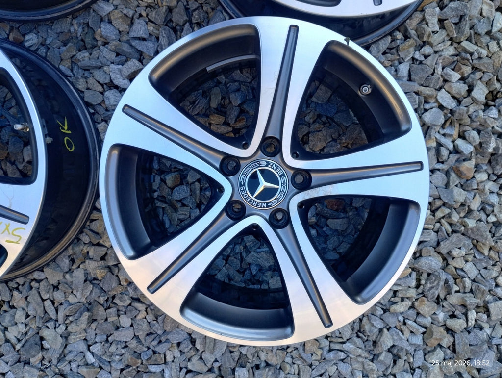 4x Alufelge 17 Zoll 7.5" 5x112 40ET A2134011200 87169090 Mercedes-Benz Rim Wheel FEL8996381472lg