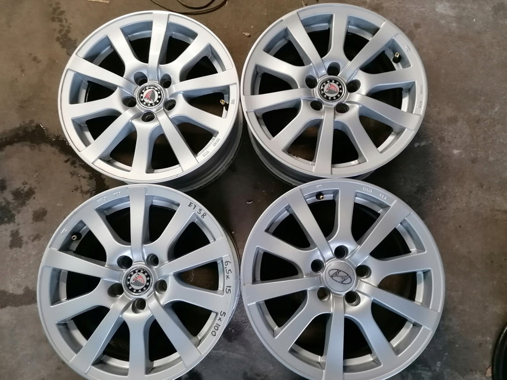 4x Alufelge 15 Zoll 6.5" 5x100 35ET KBA45850 Audi A2 IV Octavia 4 Golf Rim Wheel FEL1922431372yi