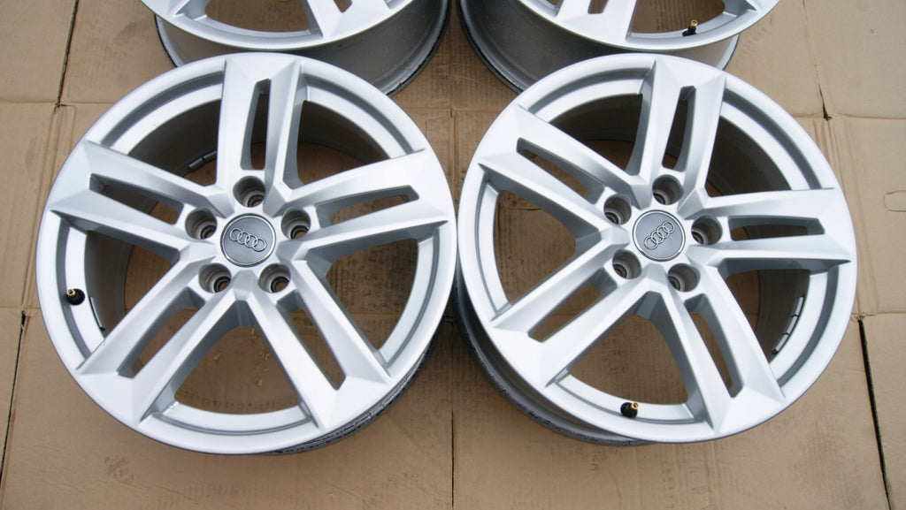 4x Alufelge 17 Zoll 7.0" 5x112 34ET Glanz Silber 8W0601025P Audi Rim Wheel FEL8300491410sr