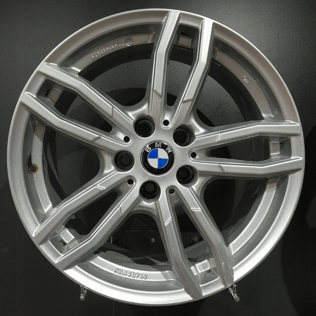4x Alufelge 17 Zoll 7.5" 5x112 27ET Glanz Silber BMW 3 G21 G20 Rim Wheel FEL1632676844um