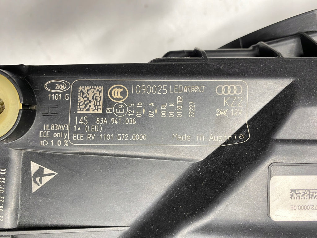 Frontscheinwerfer Audi Q3 83A941036 LED Rechts Scheinwerfer Headlight SCH9775393676da