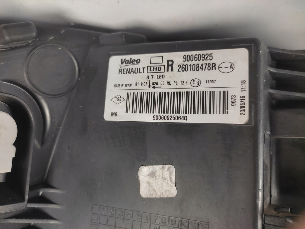 Frontscheinwerfer Renault Megane IV 260108478R Rechts Scheinwerfer Headlight SCH8756003365db