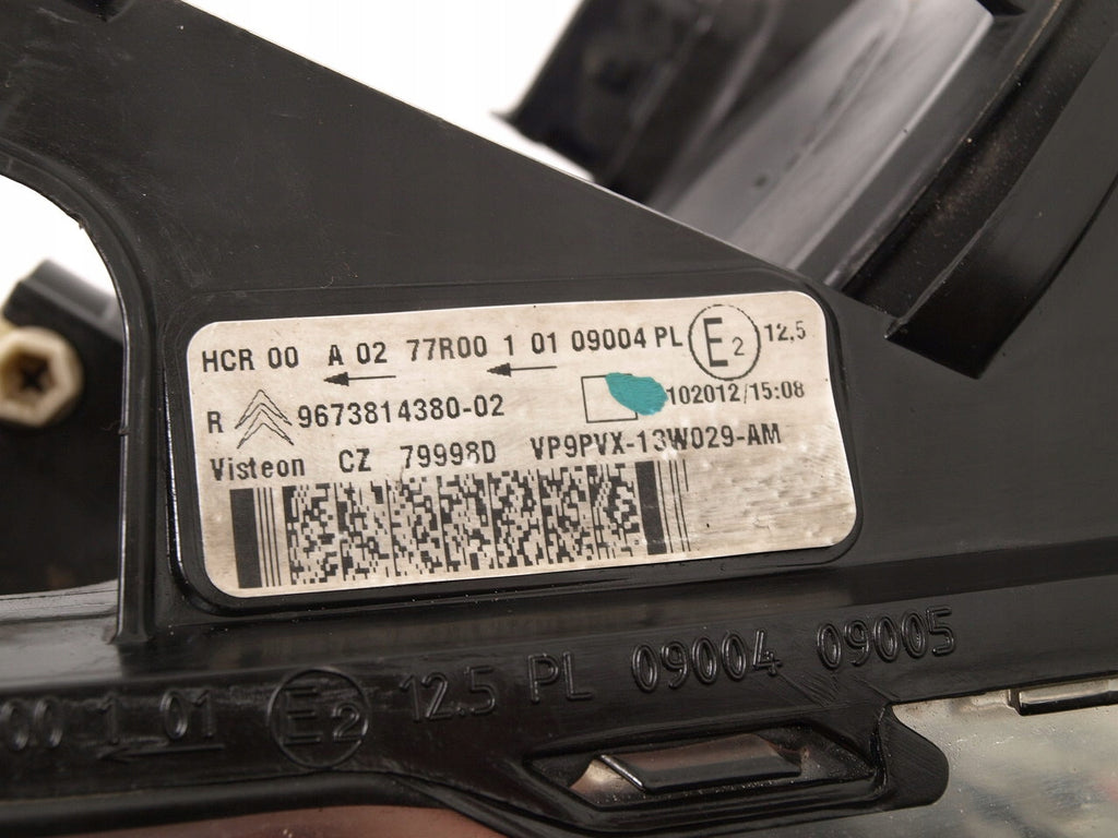 Frontscheinwerfer Citroën 9673814380-02 Rechts Scheinwerfer Headlight