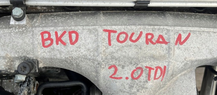 Motor VW Touran BKD 2.0 TDI 140PS 103kW 206TKm Diesel Engine Komplett MOT4196649157qr