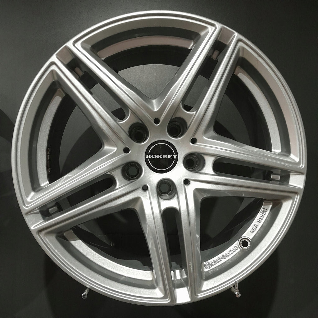 4x Alufelge 17 Zoll 7.5" 5x112 27ET Glanz Silber KBA51525 BMW 3 G21 G20 FEL5604937746aq