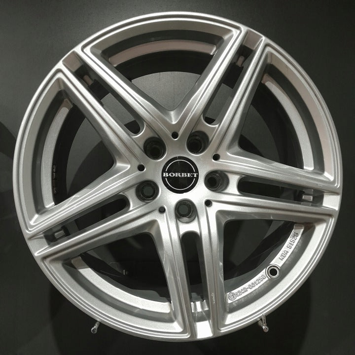 4x Alufelge 17 Zoll 7.5" 5x112 27ET Glanz Silber KBA51525 BMW 3 G21 G20 FEL5604937746aq