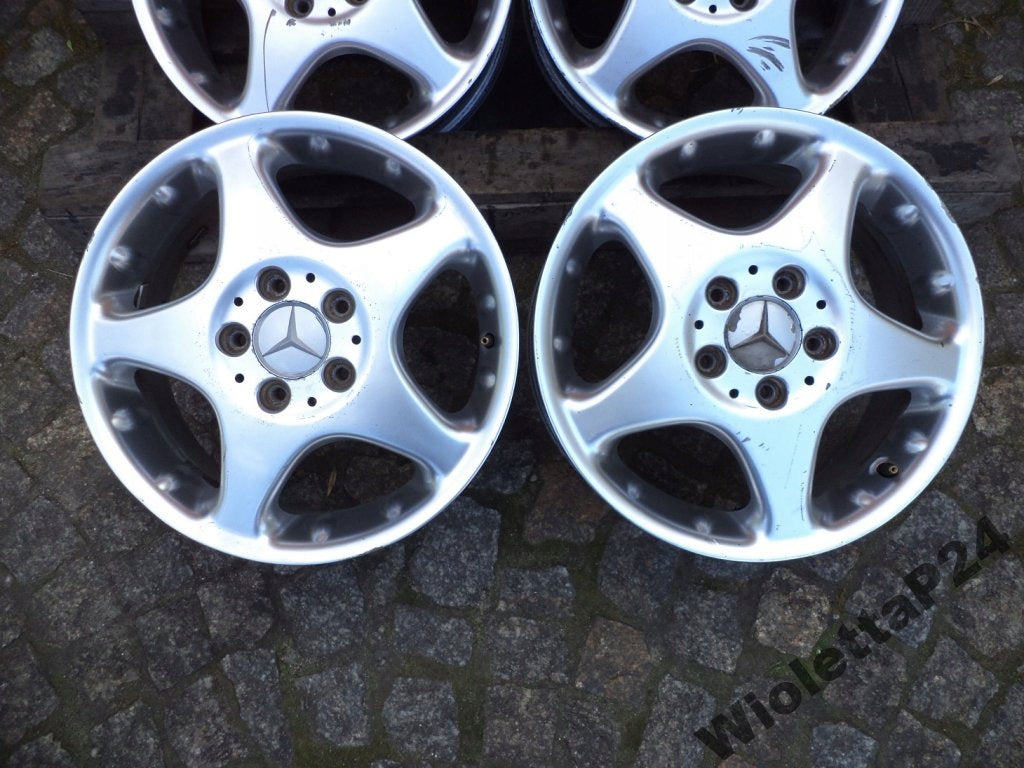 4x Alufelge 16 Zoll 6.5" 5x112 56ET Mercedes-Benz Rim Wheel