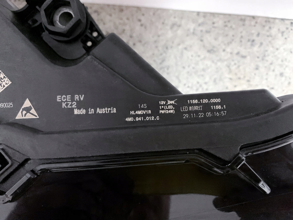 Frontscheinwerfer Audi Q7 4M0941012C Full LED Rechts Scheinwerfer Headlight