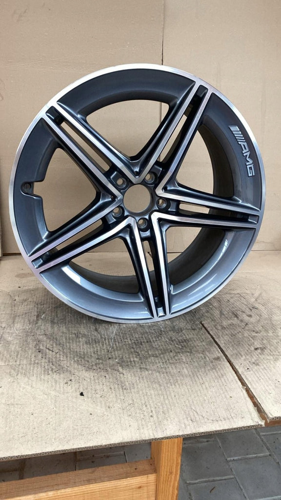 1x Alufelge 20 Zoll 9.5" 5x112 Schwarz A2904011800 Mercedes-Benz Amg Gt FEL3386417942ef